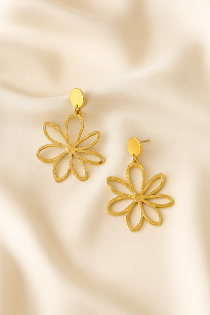 Boucles d'oreilles fleures - Elégance bohème chic