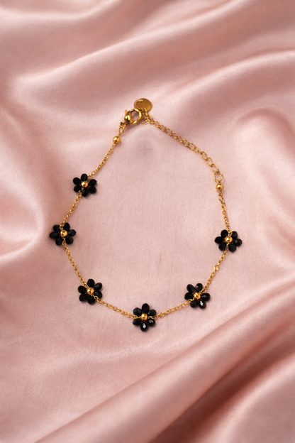 Bracelet Floréa fin à motifs floraux – La Merveille Bijoux