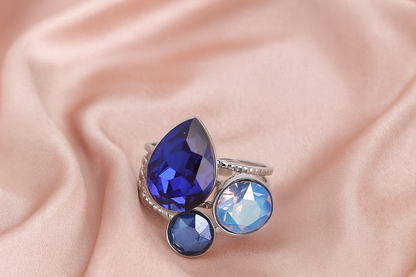 Bague ajustable Cristal de nuit