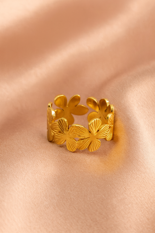 Bague Flora ajustable
