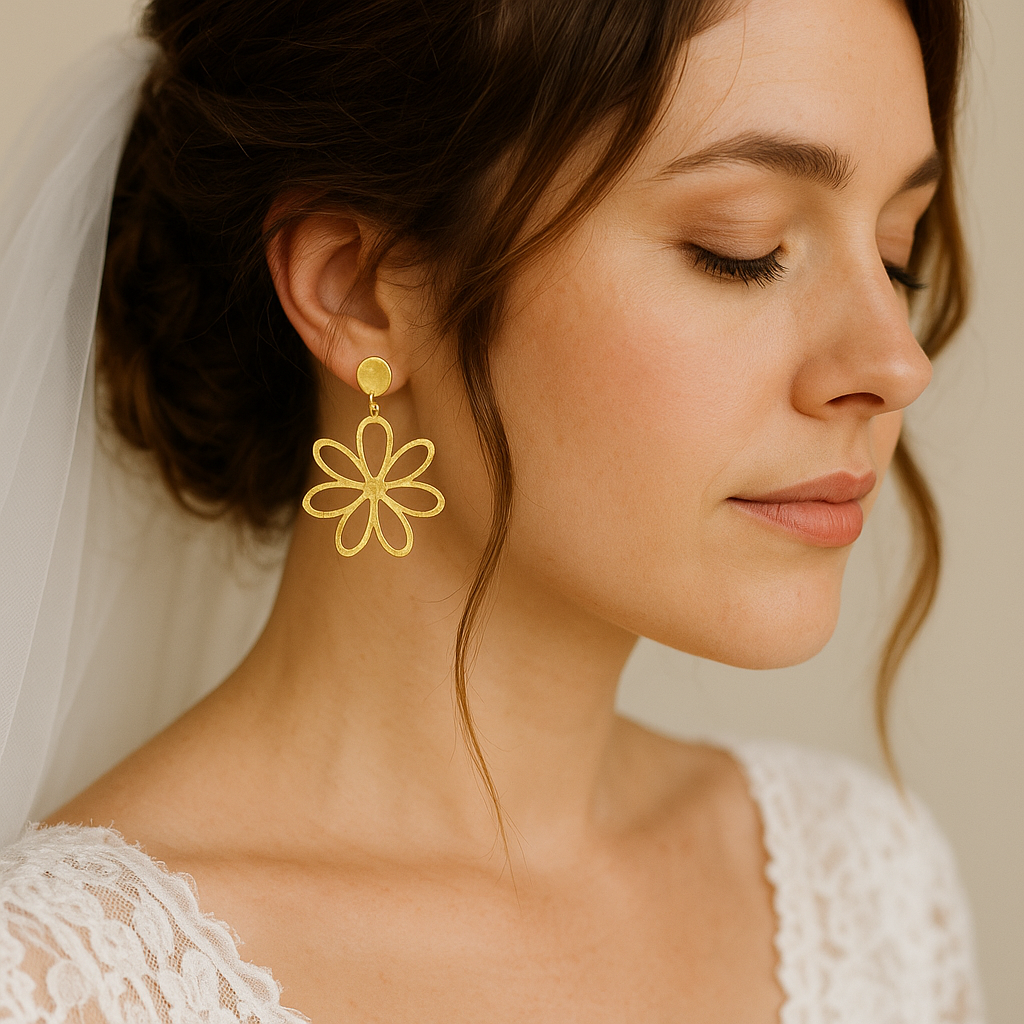 Boucles d'oreilles fleures - Elégance bohème chic