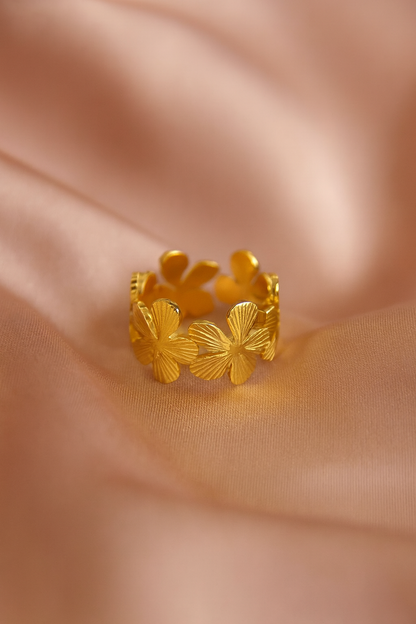 Bague Flora ajustable