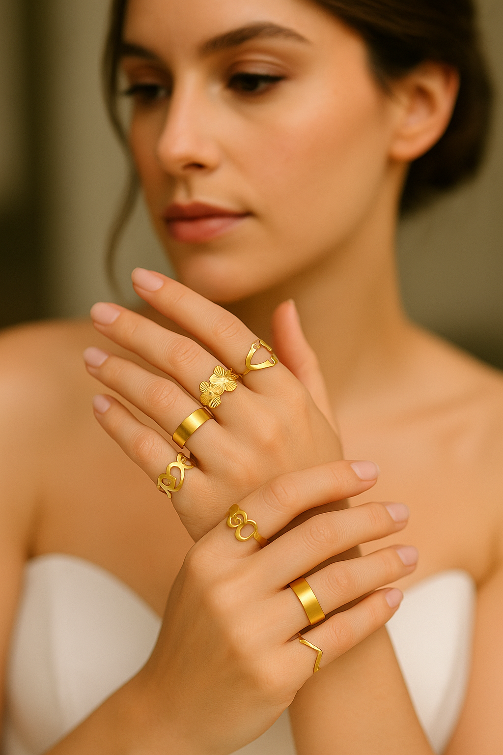 Bague Flora ajustable